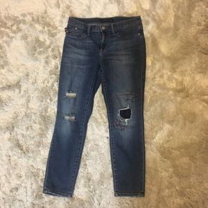 ROCK & REPUBLIC Star Patch Jeans Sz Size 8M 8 M